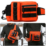 Fanny Tackle Multifunctional Storage Waist Pack Water-Resistant Large Capacity for Fly Fishing
