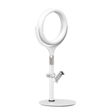 Laptop Ring Light Desk Table Ring Lamp Video Conference Light With Tripod For Meeting-A