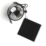 Solar Powered Portable Ventilator Greenhouse Pet Dog Chicken House Cool Mini USB or Crawg Fan