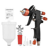 HVLP Spray Kit 1.3mm Nozzle 600ml Fluid Cup Gravity Feed Air Sprayer Mini Handheld Paint Spraying Gun for Painting