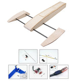RC Wooden Sponson Outrigger Shrimp Speed Boat Model Kits Radio Remote Control Speedboat,Complete Kit
