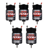 550 Brushed Motor Waterproof 12T With 1: 5 Reduction Gearbox For 1/14 Trailer 1/10 RC Car Crawler Axial SCX10 TRX4 Parts
