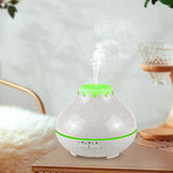 Wheat Straw Style USB Mini Portable Ultrasonic Essential Oil Aroma Diffuser 7 LED Color Light Humidifier