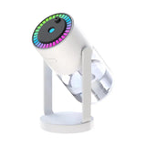 Portable with Starry Sky Light Compact Rotatable Desktop Mini Humidifier for Car Office Bedroom Home Decor