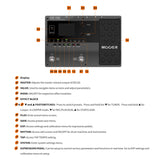 MOOER GE150 Amp Modeling & Multi Pedal - 55 Amplifier Models, 151 Effects, 80s Looper, 40 Drum Rhythms, 10 Metronome, Tap Tempo