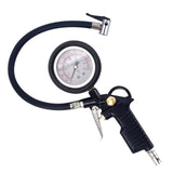 Bicycle Repair Tools 220PSI Tyre Pressure Meter Aluminum Car Tire Iator Gun Digital Display for Motorcycle Truck Bike