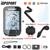 IGPSPORT GPS Bike Computer BSC100S 100S Official Store Cycle Wireless Speedometer Bicycle Digital Stopwatch Cycg Odometer