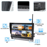 10.1" car reversing aid AHD Wireless Truck DVR Night Vision Reverse Backup Recorder Wifi Camera For Bus Car display