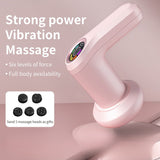 Wireless shoulder household kneading and fat pushing hine hammer neck waist massager body massage fascia gun
