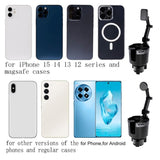 2-in-1 Accessory Universal Magnetic Car Cup Holder Phone Mount Iphone 15 for Cars