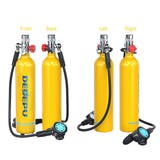 Oxygen Tank Snorkeg Portable Lung for Under 15-25 Minutes Scuba Diving Mask Combination
