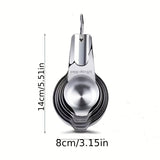 13pcs, Premium Stainless Steel Golden Measuring Cups And Spoons Set, Baking Serving Utensils