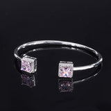 Fashion Simple Silver High Carbon Diamond Bracelet