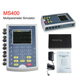 MS400 Multi-Parameter Simulator Touch Screen Patient Monitor 12 Leads ECG RESP TEMP IBP Simulation Dropshipping Device