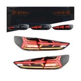 LED Dynamic Taillight Assembly wing Turn Signal Car for Hyundai Sonata 9 2018 2019