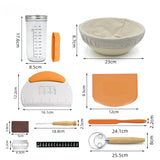 Noodle Pastry Silicone Basket Collapsible Fermentation bowl Bread Baking Supplies Dough Proofing Bowl Container for Bakers
