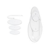 2 Tier Cupcake Display Stand Round Acrylic Shelf DIY Candy Dessert Tower Rack Wedding Party Cake Decorating Tool