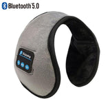Bluetooth 5.0 Headphone Earmuffs Winter Ear Warmer for Skiing Hiking Walking Running Foldable Music Earmuff with Built-in Speake