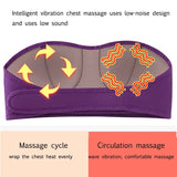 Multifunctional Electric Bra Vibration Massage Enlargement Enhancement Breast Heating Stimulation hine