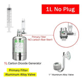Aquarium Stainless Steel CO2 Reactor - 2L/1L DIY Kit for Tank Plants and Fish