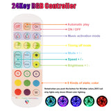 10M 300LED Bluetooth Strip APP/Remote Control Music Sync Color Changing RGB LED Lights For Bedroom Living Room