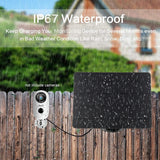 10W 5V Solar Panels Waterproof Bank 360° Adjustable Security Camera Power Supply