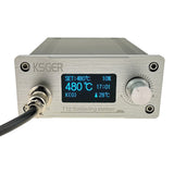KSGER T12 STM32 OLED DIY Kit Constant Temperature Soldering Station 150-480°C Range Quick Heating High Power Output Compact Design