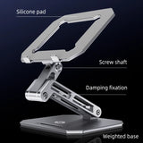 Aluminum Stand Desk Riser Multi-Angle Height Adjustable Foldable Holder Dock For Tablet Laptop