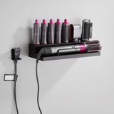 Wall-Mounted Bracket Curg Wand/Hair Dryer Easy Installation Storage Shelf Organizer For Bathroom Hair Styg Tool