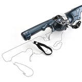 23cm Folding Rod with Spinning Reel Built-in Ergonomic Handle Portable Telescc Pole Outdoor Fishing Accesory