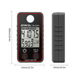 Color Temperature High Precise Illuminance 0.5-300000 LED Illumination Test Meter Photographic Luminance Measure