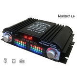 1600W Power HiFi Sound Amplifier Digital 4 Channel Audio Amplifier Bluetooth Karaoke Player FM Radio Support Remote Control