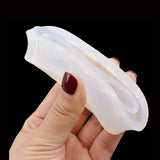 4PCS Silicone Mould Mold Round For Curve Bangle Bracelet Jewelry Making DIY