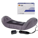 Electric Waist Massager - Lumbar Vibration Cushion for Pain Relief. Heating Health Care Relax Traction Therapy. Airbag Back Body Massage