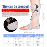 Adjustable Afo Drop Brace Spt Ankle Foot Orthosis Walking with Shoes or Sleeping for Stroke Hemiplegia