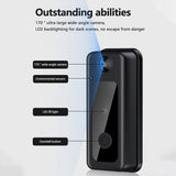 2.4G Wireless Visual Intercom - 4.3 Inch IPS Screen, BT Interconnect, Video Monitoring Intelligent Doorbell with Two-Way Intercom.