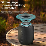 For M3 Wireless Speakers Powerful Column Portable High Power Super Bass Stereo Subwoofer Music Center LED Flashing