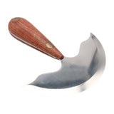 Leather Round Leathercraft Knife for Cutting/ Scribing Leather Round Head Knife With Wooden Handle Knife For Leather Cutting