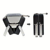 1pc Mini Charcoal Grill, Portable Backpack Stainless Steel BBQ Grill, Portable BBQ Grill, Enjoy Delicious Grilled Meals Anywhere
