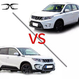 Car Front Light Fog Lamp Garnish Strip Eyebrow Cover Trim For Suzuki Vitara 2016-2020