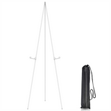 White Stand Wedding Sign & Poster-63InTall Easels for Display Holder-Collapsable Portable Poster Easel