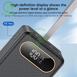 D21 18650 Power Bank Case QC3.0 PD Quick 21*18650 Battery Storage Box 15W Wireless Charge Shell Flashlight