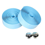 2pcs Road Bike Bicycle Handlebar Tape Camouflage Cycling Handle Belt Cork Wrap with Bar Plugs