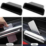 For Ford Mustang 2015 2016 2017 2018 2019 2020 2021 Inner Handle Storage Box Organizer 2Pcs Car Interior Accessories