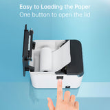 80mm Receipt ESC/POS Thermal Printer Desktop Direct Print USB+LAN Connection High Efficiency w/ Auto Cutter Large Paper