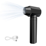 130000RPM Turbo Fan Electric Dust Removal Jet Dry Blower - Cordless Compressed Air Duster for Home and Cars, Rechargeable