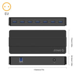 ORICO 7/4 Port 3.0 Desktop HUB High Speed with 12V Power Adapter USB Splitter for Computer