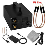 Dual-pulse Spots hine 250 Gears Double Capacitors Energy Storage Welding 0.3mm Nickel Sheet 18650 Battery Spot Welder