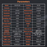 LCD Handheld Digital Oscilloscope Kit Plastic 2.8Inch TFT Mini Automotive Oscilloscope Bandwidth 120Mhz