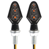 12V Motorcycle Signal Lights LED Metal Universal Moto Indicator Lamp Front Rear Turn Signals Brake Stop Lamps Accessories
